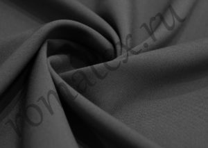 Ткань портьерная Габардин цвет тёмно-серый